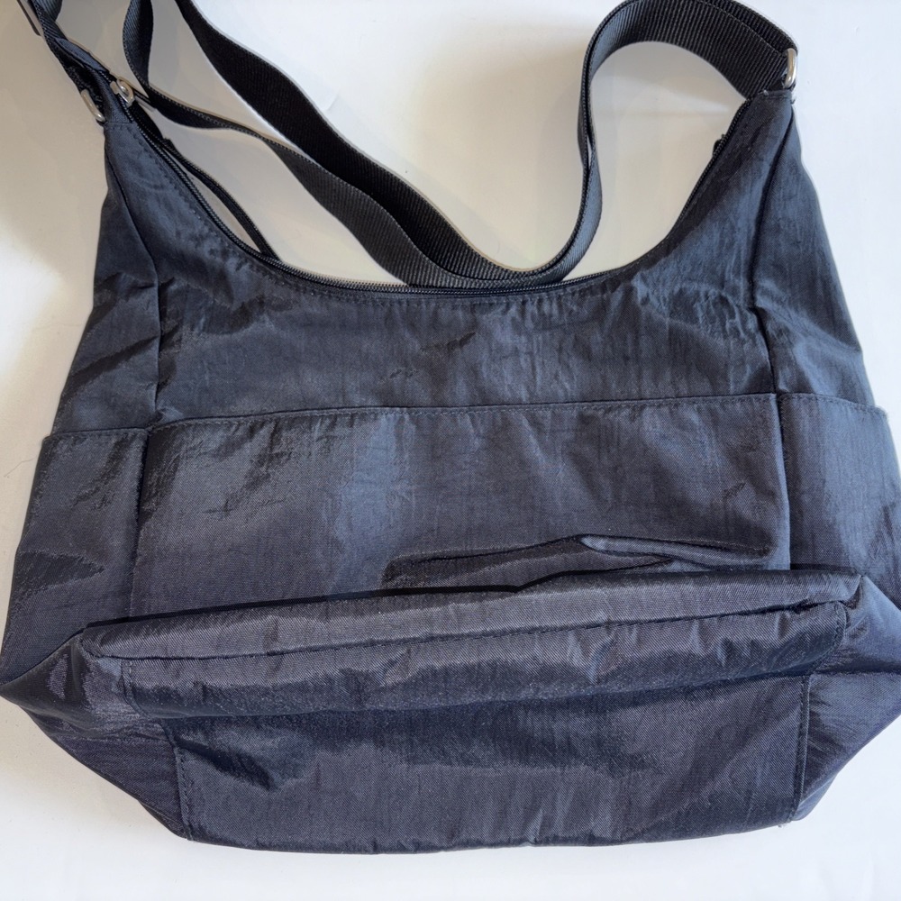Baggalini Black Cargo Tote Bag Purse Shoulder Crossbody Bag w/ Adjustable Strap - Picture 2 of 8